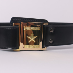 常服外腰带皮带战术腰带新式作训腰带黑色保安外腰带