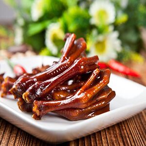 仙都酱板鸭小鸭爪鬼爪子 正宗湖南醴陵特产卤味零食酱板鸭小吃