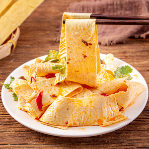 8052人付款天猫云南石屏豆腐皮油豆皮腐竹皮干货火锅