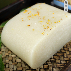 陈大嘴无锡特产白糖桂花年糕500g传统手工软糯米粘黏糕条