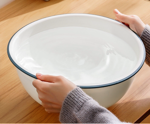 日式双色洗脸盆家用洗衣洗脚塑料小水盆子学生宿舍成人用