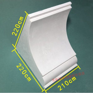 梁托素面无花光面石膏线吊顶线垭口弧线拱形梁拖壁花欧式门洞半圆