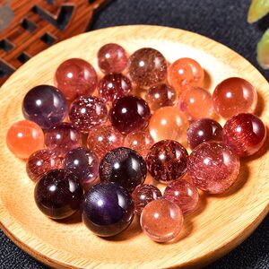 天然巴西黄超七单珠女diy饰品配件散珠多宝手链配珠三轮骨干水晶