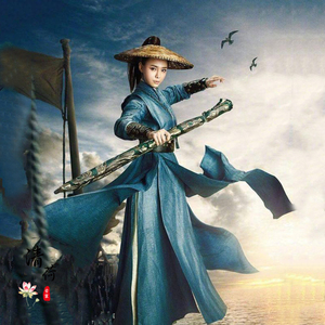 001人付款淘宝新款剑客侠客古装 大侠服装 唐装汉服 古代侠客男装武士