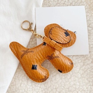 适用于m-mcm-mk包包挂饰mini双肩包斜挎包小狗公仔高端挂件钥匙扣