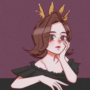 网红q版时尚设计原创马克笔可爱婚礼手绘头像卡通人物定制