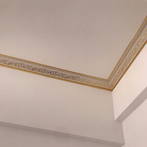pvc阴角线顶角线欧式天花吊顶装饰非pu线条天花墙角石膏吊顶线条