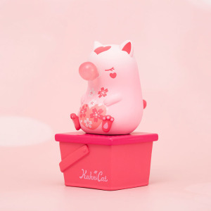 困猫花花系列盲盒公仔可爱猫咪手办摆件礼物