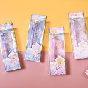 恋樱流沙钢笔学生专用可爱超萌小仙女粉色樱花送挂件吊坠女生专用礼物