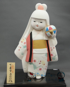 日本购日本购和服女孩k与皮球博多人形娃娃人偶摆件装饰