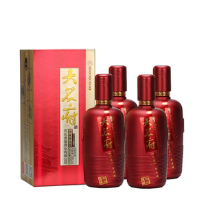 滴溜酒 39度珍藏金淡雅500ml*4瓶整箱装浓香型白酒邯郸特产