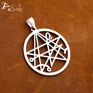 克苏鲁神话万物归一者旧印吊坠男女项链犹格索托斯六芒星幸运项坠