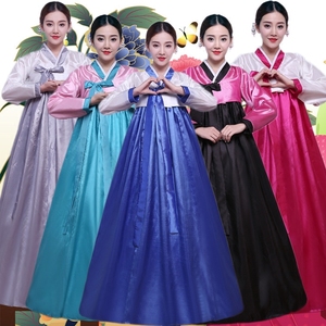 新款韩国传统大长今韩服古装朝鲜族民族服装成人女年会舞蹈表演服