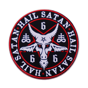 001人付款淘宝热销魔域统治者撒旦羊头纯铜金属立体雕刻车标改装车贴