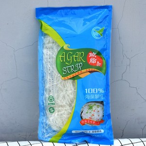 天然琼脂条100克石花菜diy果冻布丁琥珀糖原料寒天大菜丝卡拉胶