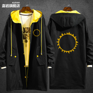 拳皇98八神终极之战ol衣服火神连帽风衣外套男女学生休闲夹克上衣