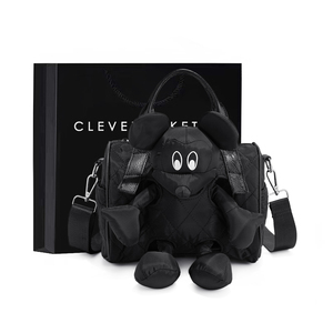 秋冬尼龙菱格波士顿包手提大容量单肩包cleverketch箱包旗舰店89