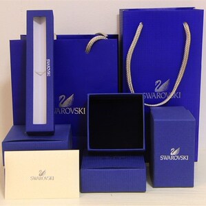 施华洛世奇包装手提袋项链戒指笔盒耳环礼品贴钻手链采用礼盒袋子