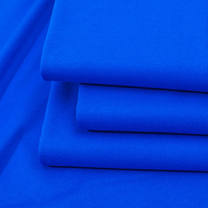 2021年夏季新款短袖女250g纯色宽松打底纯棉宝石蓝上衣纯棉基础款