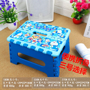 哆啦a梦凳子海绵宝宝kity儿童安全卡通小板凳马扎防滑便捷折叠凳