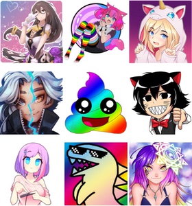 warframe星际战甲合作主播头像符印aurorastarr浮印独角兽sara