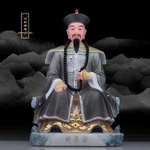 胡大太爷神像汉白玉胡天祖胡天刚胡天霸佛像家居胡天龙胡天青摆件