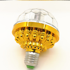 日本购彩灯爆闪灯家庭k歌摇滚自动w旋转闪灯球网红舞厅家用七彩变