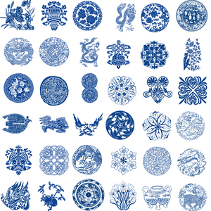 先锋素材店淘宝传统金凤凰火凤凰图案图标志png免抠图片 龙凤呈祥