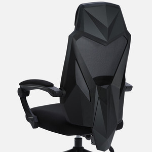 黑白调人体工学椅电脑椅角度调节办公椅大体重静音平稳电竞椅舒适