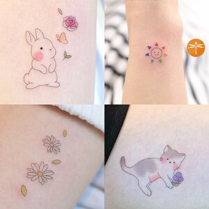 纹身贴纸小图案儿童