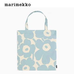 芬兰Marimekko手提包购物袋薄款棉单肩手提大容量帆布包文艺北欧