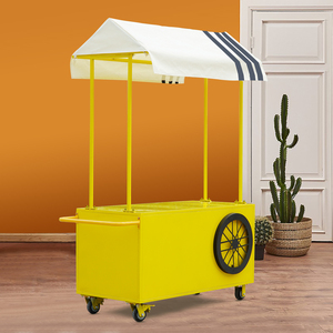 冰粉摆摊工具小推车网红摊位花车集市地摊户外冰粉移动售卖促销车