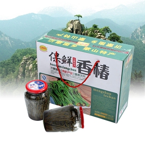 香椿芽礼盒保鲜沂蒙崮乡山东临沂特产头茬农家泡菜腌制香椿芽包邮