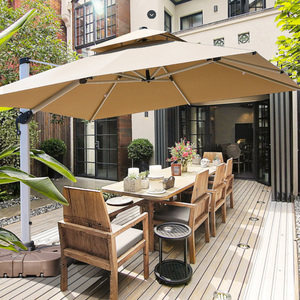 抗风户外遮阳伞别墅花园进口伞布外摆伞室外大型罗马伞sunbrella