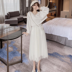 搭配纱裙的吊带