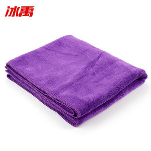 冰禹byyc-147洗车清洁抹布超细纤维吸水毛巾35*75紫色5条(大号)