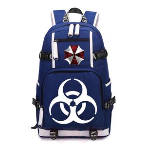 高档生化危机 书包 游戏电影保护伞公司logo 休闲电脑 双肩包 夜