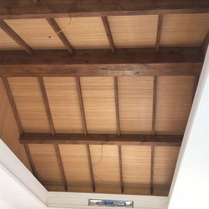 装修专用竹席子吊顶墙面竹编饰面材料茶室餐厅木屋民宿中式装饰