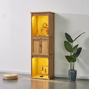 地主神柜祖先神台柜佛台家用现代风格简约财神柜子宏海家具定制