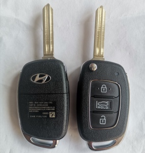 现代领动折叠遥控器4d60 70芯片汽车钥匙原装/悦纳领动换外壳原厂