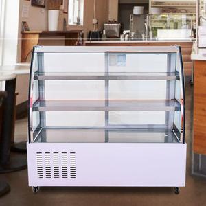 新冷藏展示柜冰柜凉菜卧式小型饮料水果店熟食台式商用烧烤保鲜柜