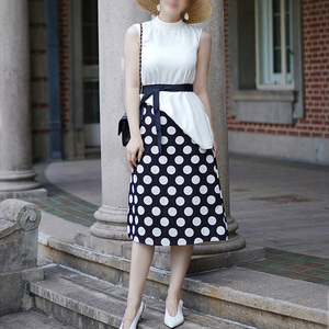 三木呢同款2018秋新款女装灯芯绒长袖过膝大码宽松显瘦衬衣长裙子0人