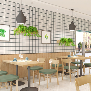 菱格美式复古墙纸轻奢风客厅电视背景墙餐厅卧室壁纸墙布28人付款139