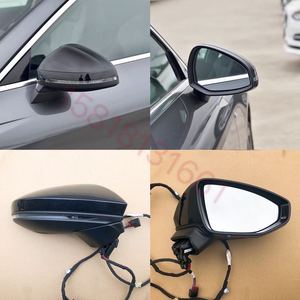 适用于奥迪a6l倒车镜a4l总成左右侧后视镜底座反光镜外壳转向灯片