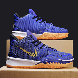 耐克欧文7代皇家蓝运动篮球鞋男高帮儿童透气摩擦有声音实战防滑