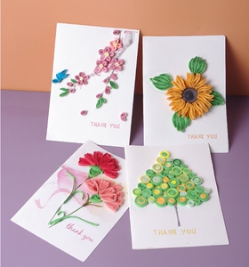 妇女节贺卡送老师diy手工康乃馨衍纸卡片幼儿园礼物儿童祝福感谢