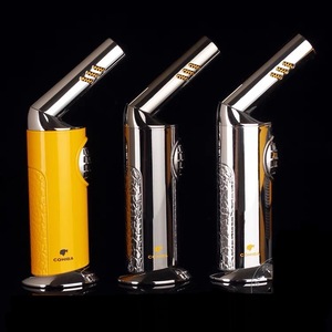 高希霸cohiba防风直冲雪茄点火器打火机头部可旋转台式点香艾灸