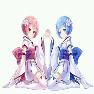 拉姆雷姆cos服从零开始的异世界生活蕾姆雷姆拉姆幼年和服cosplay