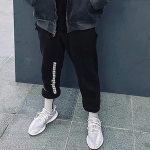 正确版calabasas season5裤子 yeezy运动裤侃爷罗志祥同款束脚裤