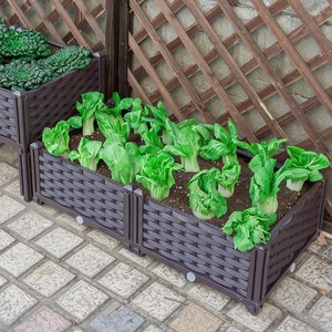 种菜盆阳台种植箱多层长方形花盆楼顶家庭神器种植种花种菜专用箱